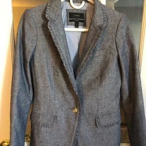 J. Crew Regent Blazer in Chambray